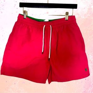 Polo Ralph Lauren Traveler Swim Trunks in the color Watermelon